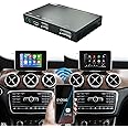 Road Top Wireless Carplay Retrofit Kit Decoder for Mercedes Benz A/B/C/GLK/GLA/GLC/GLS/ML/GL/SLK/E/G/V Class 2011-2015 Year with NTG4.5/4.7 System, Compatible with Apple Carplay & Android Auto