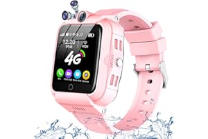 DDIOYIUR Bambini Smartwatch 4G GPS con WIFI, Chat Video, Bluetooth, SOS,SMS,Telefono,Chat Vocale,Pedometro, Due telecamere, Musica. Orologio intelligente per bambini sono regali per ragazzi e ragazze