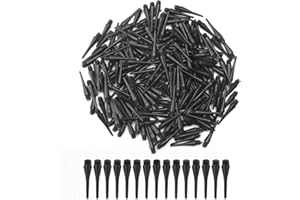 UOCAI 200 sztuk profesjonalnych grotów do darta z tworzywa sztucznego, gwint 2BA