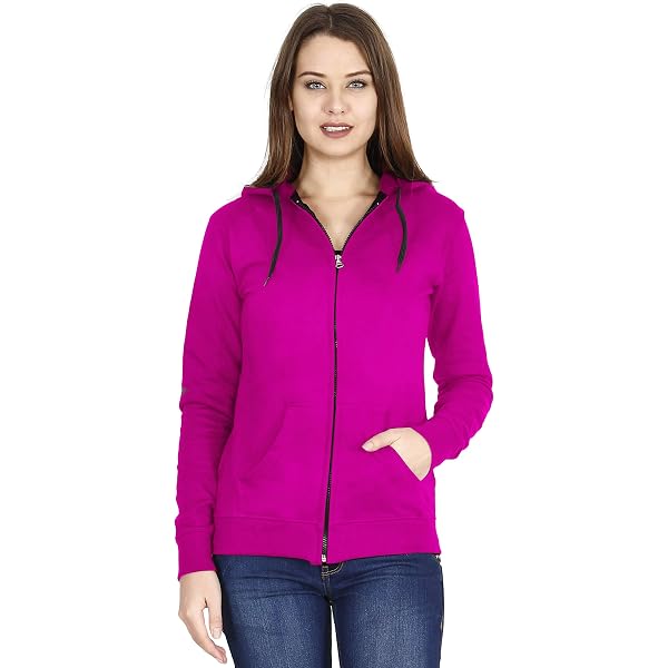 DOUBLJU Women's Lightweight Thin Zip-Up Hoodie - Plus Size Marled Black, Casual & Sporty