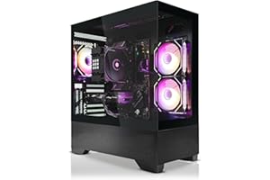 ‎SYSTEMTREFF SYSTEMTREFF High-End Gaming PC AMD Ryzen 7 7800X3D 8x5GHz | Nvidia RTX 5070 12GB DX12 | 1TB M.2 NVMe | 32GB DDR5 RAM | WLAN Desktop Computer Calculator for Gamers, Gamers & Streamers