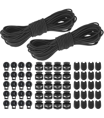 Dreamprint 100 Morsetti Per Corda Di Espansione, 10 Mm, In Acciaio Zincato, Morsetto Per Corda Di Espansione, Corda Di Gomma - Foto 4