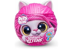 Peluches Interactives - ZURU - Smitten Kittens S1 - 8 chatons a collectionner avec sons et biberon