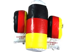 ‎LISARO Lisaro Boxsack Kidds-Star Ca.2 kg, inkl. Boxhandschuhe mit Deutschland Flage.