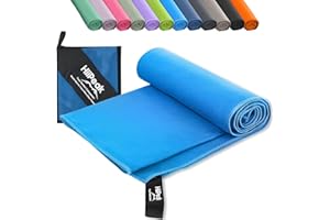 ‎HIIPEAK HiiPeak Microfibre Towel Compact and Lightweight Microfibre Towels Fitness Quick-Drying Microfibre Bath Towel Absorbent Sports Towel Gym Swimming and Gym Towel