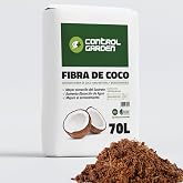 Control Garden Coconut Fiber Substrate 70L | 100% Natural Plant Fertilizer for Orchards, Terrariums and Crops | Biodegradable