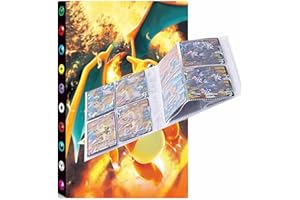 JKYYDS Album carte 4 pochette,Albums Carte 30 Pages,Classeur Cartes, Classeur pour Cartes à Collectionner, Album Porte Titulaire Carte Cards(KA4)