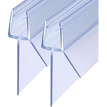 IMPTS Duschdichtung Für Glastür, 100 Cm – Für 5/6 Mm Glas, Transparente PVC-Dichtlippe Als Ersatz