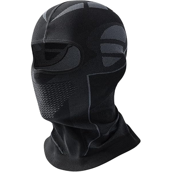 Heren en Dames Wielrennen Winter fietsen balaclava DW Shinobi Zwart