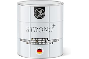 Craft Colors Vernice per piastrelle di colore bianco, 750 ml, 2 in 1 primer e verniciatura in un unico passaggio, satinata, colore per piastrelle, bagno, cucina, made in Germany