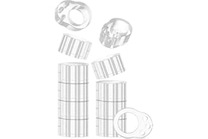 virea 12 x Fermaporta per maniglie Trasparente - - Fermaporta per proteggere pareti e mobili - - Per maniglie di porte e finestre - - Paracolpi per maniglie di porte dal design discreto