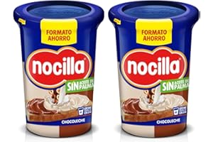 Nocilla Chocoleche-Sin Aceite de Palma:Crema de Cacao-650g (Pack de 2)