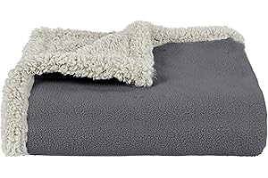 PAWSEE Pawsse Coperta per Cani Impermeabile, Tappetino per Cani Lavabile, Peluche Sherpa Morbida Coperta per Divano per Cani Cuccioli Gatti, 125x75 cm