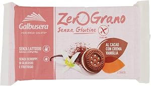 Galbusera Zerograno Biscotti senza Glutine con Cacao 160g