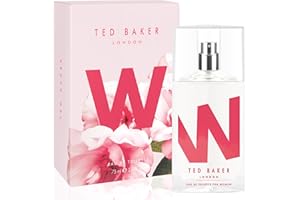 Ted Baker W EDT, delikatny i wyrafinowany zapach, liść figowy, biała piwonia i fiołek afrykański nuty głowy z różową orchideą, cassis i malinowe nuty serca, 75ml