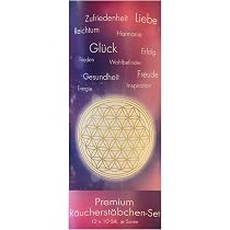 Blume Des Lebens Räucherstäbchen-Set – 120 Stäbchen In 12 Düften | Lange Brenndauer | Für Meditation, Entspannung & Wohlfühl-Atmosphäre