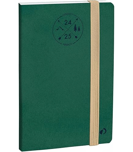 Quo Vadis Agenda Semainier Plan Week Ministre - 16 X 24 Cm - Vert Pastel - Septembre 2024 à