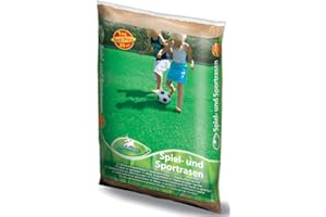 Pegasus Spiel- und Sportrasensamen 622357, 1kg, 25qm - Strapazierfähiger Rasenteppich, schnellkeimend, ideal für Rasen Reparatur, Rasensaat, Saatgut