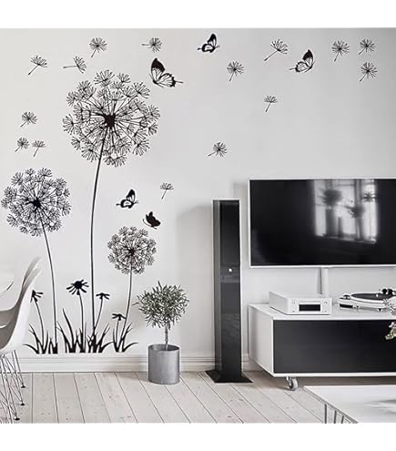 Adesivo Murale Ramo D'Albero Nero - Per Camerette, Soggiorno E Zone Living (56x36 Cm) - Foto 12