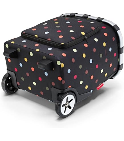 Reisenthel Carrycruiser Iso Chariot De Courses Isotherme 40L – Argent, Roulettes, Couvercle Zip, 20 Kg