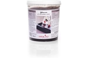SARACINO WE LOVE PASTRY Glassa A Specchio Al Cioccolato Scuro 1kg