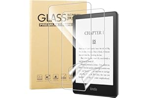 KUSINHOKA Protector de Pantalla para Kindle Paperwhite 2021 (11ª Generación, 6.8 Pulgadas), [2 Piezas] HD Flexible TPU Protectora Película, Anti-arañazos, Sin Burbujas