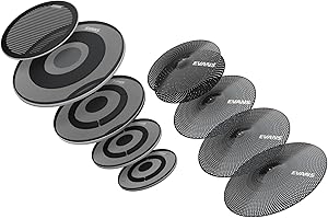 Evans Drum Heads - dB One Drum Head Rock + 14" 22" and dB One Cymbals Pack