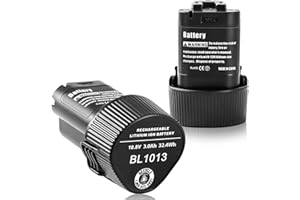 Moticett 2 X BL1013 3.0Ah Batteria di Ricambio per Makita 10.8V Batteria al Litio BL1014 194550-6 194551-4 195332-9 Utensili Elettrici a Batteria