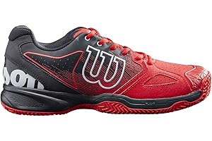 Wilson Men's Tennis Shoes, KAOS DEVO BANDEJA, Red/White/Black