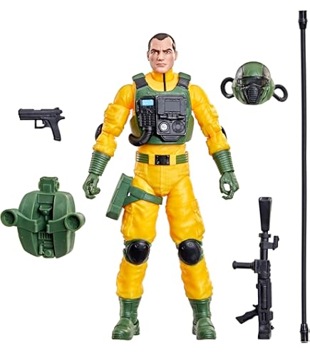 Boneco Python Crimsom Guard F7732, serie clasificada G.i Joe, 15 cm, Hasbro | Cuotas sin interés