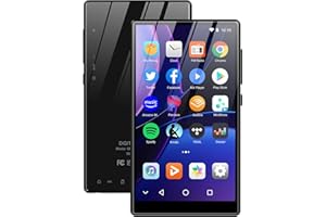 ZAQE Reproductor MP3 de 80 GB con Bluetooth y WiFi, Pantalla táctil de 4,7 Pulgadas con Spotify, Reproductor de música Android con Pandora, Reproductor de MP3 y MP4 de Alta fidelidad (m501)