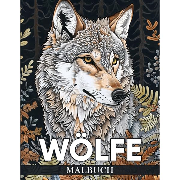 Wolf Mal- Und Zeichenbuch Für Kinder 3-8 Jahre – Ausmalen & Zeichnen Lernen Mit Tollen Wolfs-Motiven