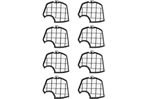 A ABLUMEN 8 Pezzi Filtro per Aspirapolvere Vorwerk Folletto VK140 VK150 Filtri Motore di Ricambio per Vorwerk Lavabile e Riutilizzabile Filtra Efficacemente 99,9% di Polvere, Polline e Peli di Animali Domestici