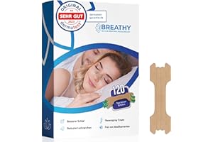 BREATHY 120 Comfort Nasenpflaster schnarchen Schnarchstopper (anti schnarch Nasenpflaster besser Atmen) nose Strips gegen Schnarchen Nasenstrips Schnarchen Stopper schnarchen verhindern nasal strips
