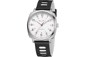 DIAOFENDI Waterproof Nurse Watch for Medical Professionals,Women Men, 24 Hour with Second Hand, Military Time Easy to Read Dial