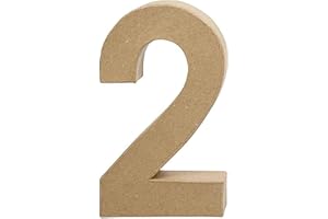 CREATIV Numero 2 grande, altezza: 20,5 cm, 1 pezzo