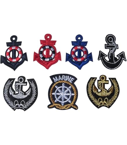 Patch Brodé Phare Marin Thermocollant - Pour Casquette, Veste, Accessoires