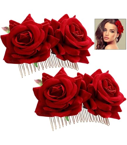 Spilla Per Capelli Floreale Oro Rosa Con Perle E Strass - Clip Bobby Vintage Per Donne E Ragazze, Accessorio Matrimonio O Festa