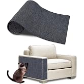Aitakatta Self Adhesive Cat Scratching Mat, 99cm x 30cm Cat Scratcher Carpet, Cat Scratch for Sofa Furniture Wall