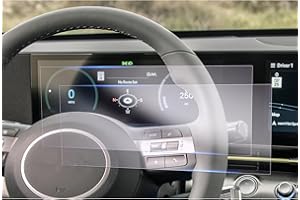 GAFAT Compatible with New Hyundai Kona 2024 12.3" Digital Cluster Screen Protector, Nano Protective Film for New Kona 2024 EV Hybrid Touch Screen, 2 PCS