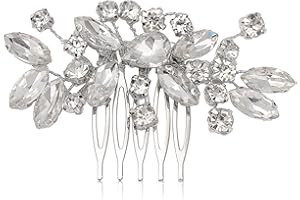 Hochzeits-Haarkamm, WantGor Braut-Haar-Accessoires, Haarkamm, Clips, Kopfteile für Frauen