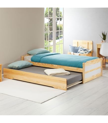 Lit en bois 90x190 cm : design, confort et qualité | Maisons Lit en bois 90x190 cm : design, confort et qualité | Maisons