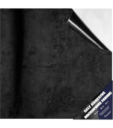 Tissu En Microfibre Autocollant Pour Cockpit, Aspect Daim, Cuir Synthétique, Aspect Daim Extensible, Tissu Velours (gris Neutre, 150 X 40 Cm