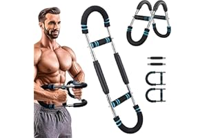 DriveNova Twister Armtrainer - Verstellbarer Armtrainer Brust Trainingsgerät (30-50kg/70-110lb), Tragbarer Heim-Fitnessgerät für Armstraffung und Krafttraining, Unterarmstärker, Brusttrainingsgerät