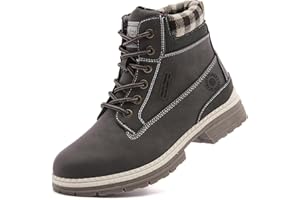 ANJOUFEMME Women's Walking Boots - Ladies Trekking Hiking Boots Camping Backpacking Outdoor Shoes