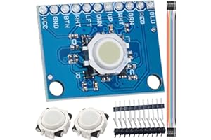 DKARDU 2.5V~5.25V BlackBerry Trackball Breakout Board Module ICSH044A ICSTATION with Replacement Trackball and Ring Dupont Cable