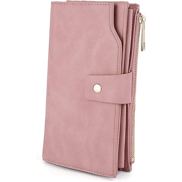 AOXONEL Vrouwen Kleine Bifold Lederen Portemonnee Rfid