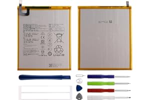 Duotipa Batería de repuesto HB2899C0ECW compatible con Huawei MediaPad M3 8,4" BTV-W09 y Huawei MediaPad T5 Tablet 10,1" batería con herramientas