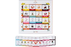 ANTICO CAFFE' NOVECENTO Dolfin® | Assortimento 48 Carrè Cioccolato Latte e Fondente | Cioccolatini Cannella, Limone, Pepe Rosa, Lavanda | Cioccolato Fondente | Cioccolatini Aroma Frutta 216 Gr