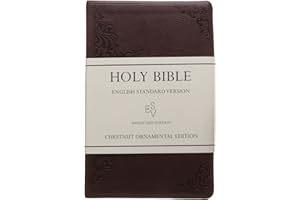 Holy Bible: English Standard Version (ESV) Anglicised Chestnut Ornamental Thinline edition